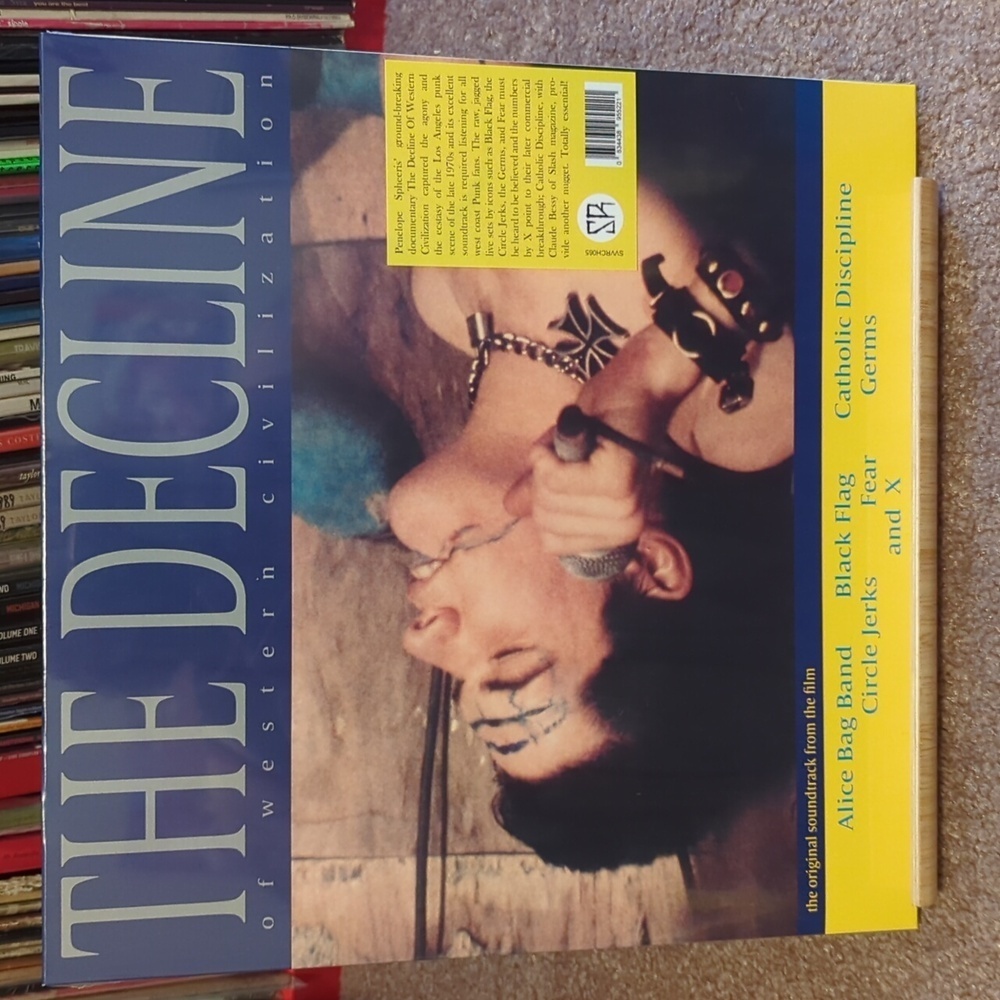 The Decline... of western civilization Soundtrack Vinyl Record